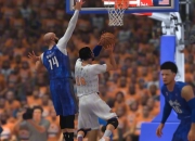 魔术三巨头联手，狂砍50分得分突破，篮网冲击季后赛！